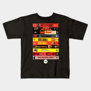 Tarantino VHS stack Kids T-Shirt
